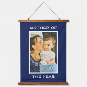 Mother Of The Year Personalised Custom Photo Mummy Hanging Tapestry