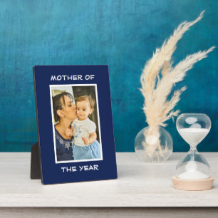 Mother Of The Year Personalised Custom Photo Mummy Plaque