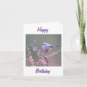 MOTHER ON YOUR BIRTHDAY (WARBLER) CARD