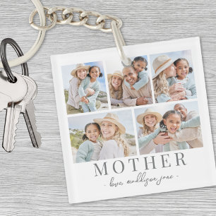 Mother Photo Collage Key Ring