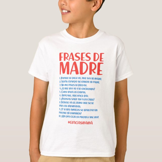 Mother Phrases T-Shirt (Front)