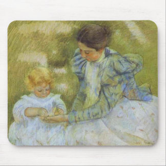 Mother Playing with Her Child. c.1897, Mary Cassat Mouse Pad