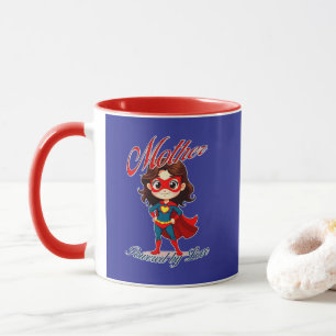 Mother Powered by Love – Supermom Art Mug