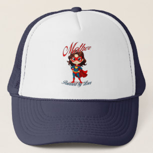 Mother Powered by Love – Supermom Art Trucker Hat