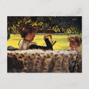 Mother Reading to Her Little Girl Postcard