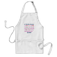 Mother Recipe Apron