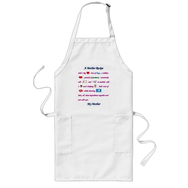 Mother Recipy Apron (Front)