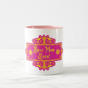 Mother’s Day “Best Mum Ever” Two-Tone Coffee Mug