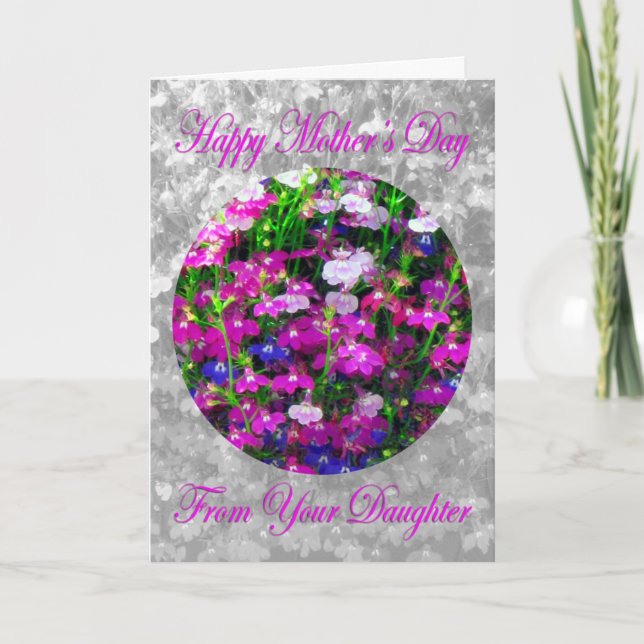 Mother’s Day Bouquet from Daughter Card (Front)