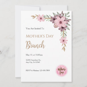 Mother´s Day Brunch Invitation