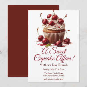 Mother’s Day Brunch Invitation – Cupcakes affair