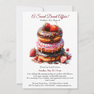 Mother’s Day Brunch Invitation – Doughnut affair