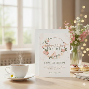 Mother’s Day Brunch Invitation – Elegant design