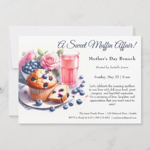 Mother’s Day Brunch Invitation – Muffins affair