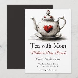 Mother’s Day Brunch Invitation – Tea with Mum