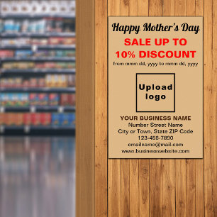 Mother’s Day Business Sale Light Brown Poster