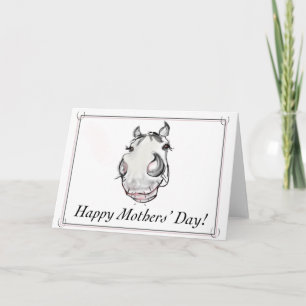 Mother’s Day card for horse loving mum.