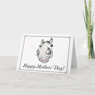 Mother’s Day card for horse loving mum.