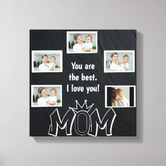  Mother’s Day Custom Photo Canvas Print