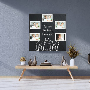  Mother’s Day Custom Photo Canvas Print