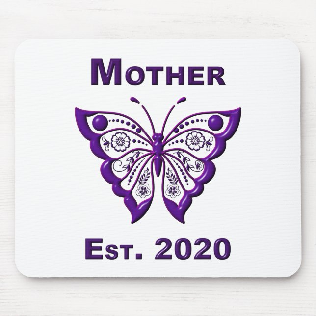 Mother’s Day for Mother “Est 2020” Mouse Pad (Front)