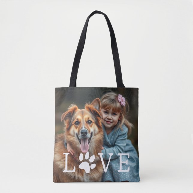 Mother’s Day Gift for Dog Moms with Daughter Tote Bag (Front)