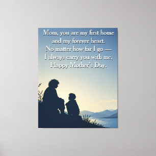 Mother’s Day Gift for Mum Love Quote Canvas Print