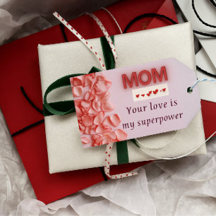 Mother’s Day Gift tag – Rose Petal Design