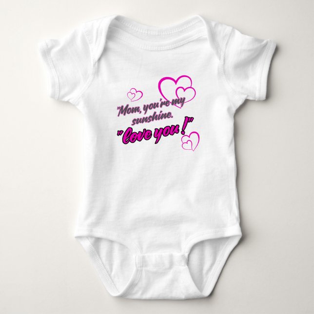 Mother’s Day gifts, birthday gifts, or appreciatio Baby Bodysuit (Front)