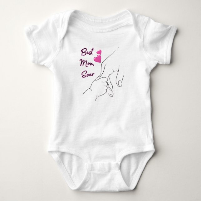 Mother’s Day gifts, kids’ apparel, and heartfelt h Baby Bodysuit (Front)