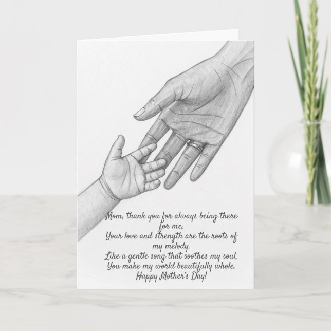 “Mother’s Day Greeting Card – I Love You Mum  (Front)