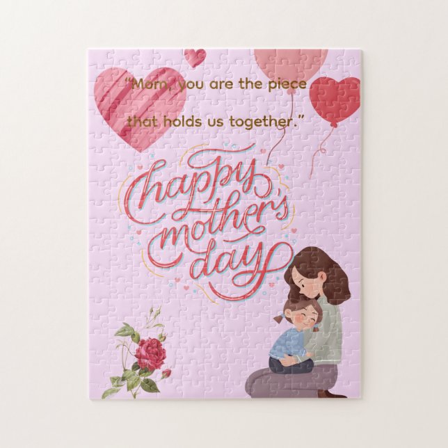 Mother’s Day Heart Puzzle  (Vertical)