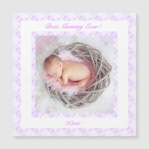 Mother’s Day Lilac Pink Best Mummy Ever Photo Gift