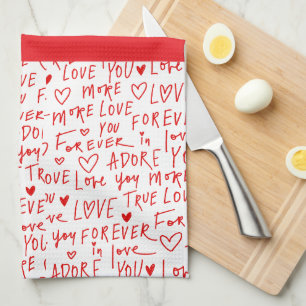 Mother’s Day Line Art Pillow – Mum & Child Love Tea Towel