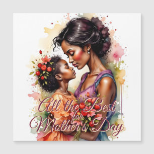 Mother’s Day Love Art in Watercolor Style