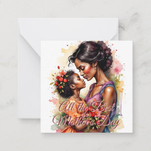 Mother’s Day Love Art in Watercolor Style Card