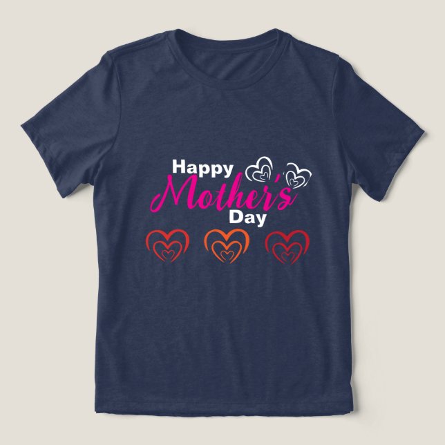 Mother’s Day Mood Tri-Blend Shirt (Design Front)