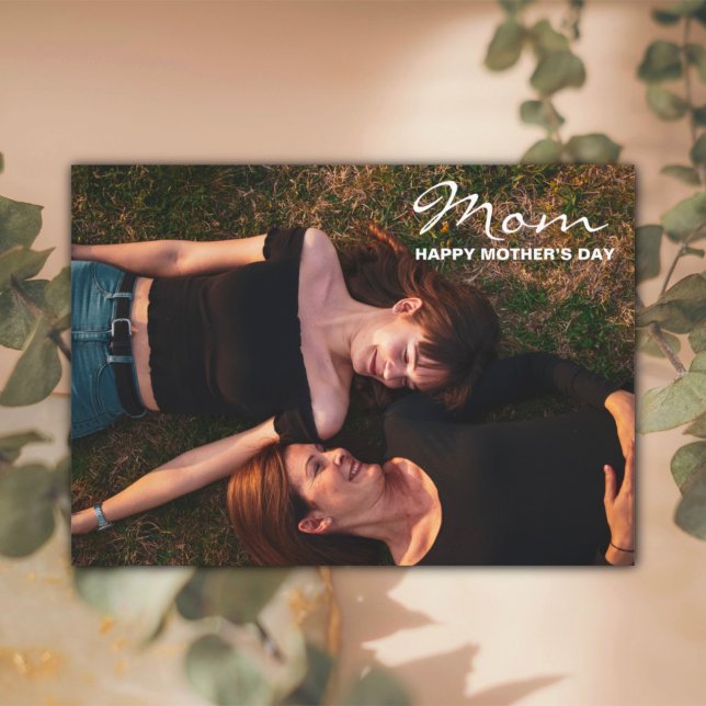 Mother’s Day My Best Friend Photo Card (Creator Uploaded)