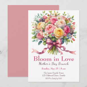 Mother’s Day party - Bloom in love Invitation