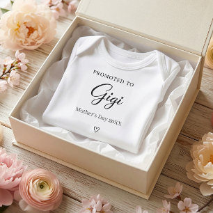 Mother’s Day Pregnancy Reveal Gift for Gigi Baby Bodysuit