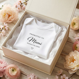 Mother’s Day Pregnancy Reveal Gift for Mimi Baby Bodysuit