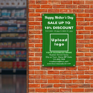 Mother’s Day Sale Business Green 2.5’ x 4’ Banner