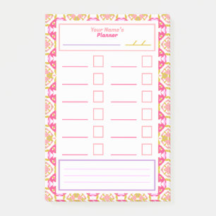Mother’s Day Task Planner Tracker To Do List Gift Post-it Notes