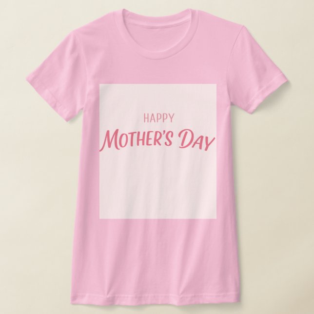 Mother’s Day Typography T-Shirt (Laydown)