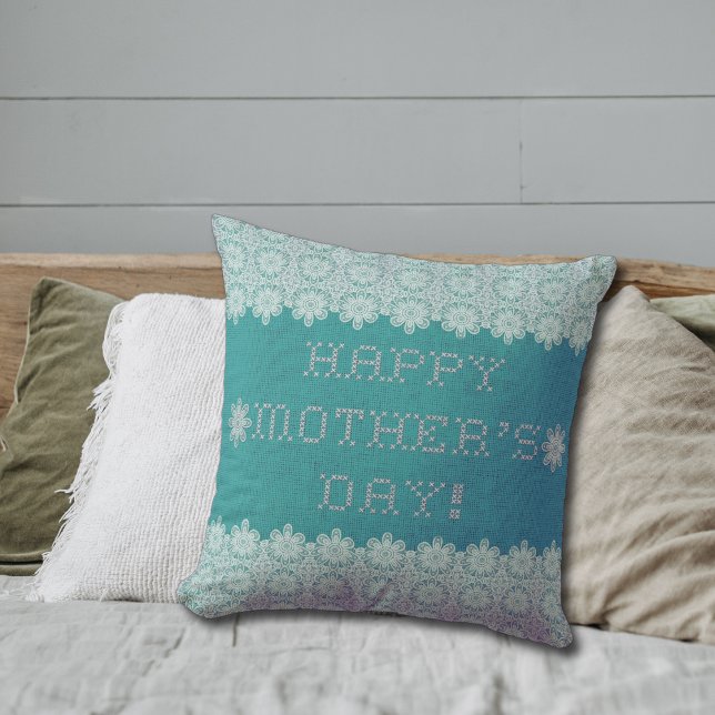 Mother’s Day vintage rustic  Cushion (Creator Uploaded)