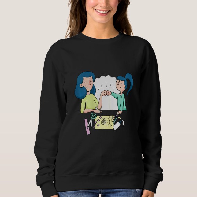 Mother S Day Women S Day Mother Daughter Sweatshirt (Front)