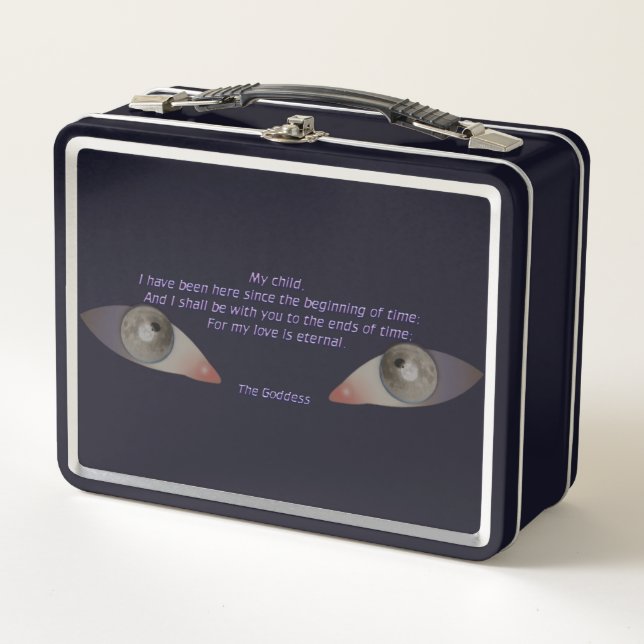 Mother’s Eyes Metal Lunch Box (Front)