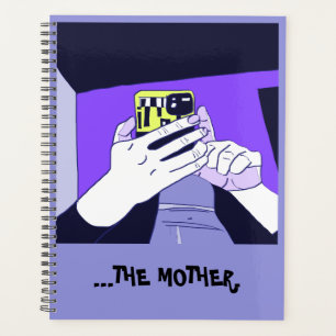 Mother’s Mobile Hands Lime Purple Black Planner