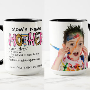 Mother Saint Superwoman Customisable Photo Mug
