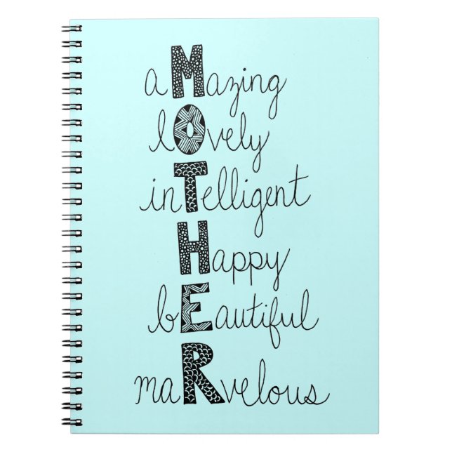 MOTHER SPIRAL NOTEBOOK (Front)